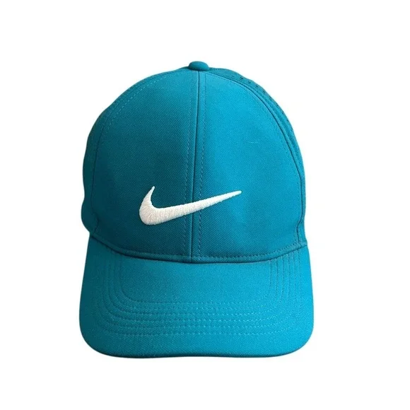 Nike Legacy91 Dri-Fit Adjustable Hat Embroidered Swoosh Men Women Teal Golf - Picture 2 of 13